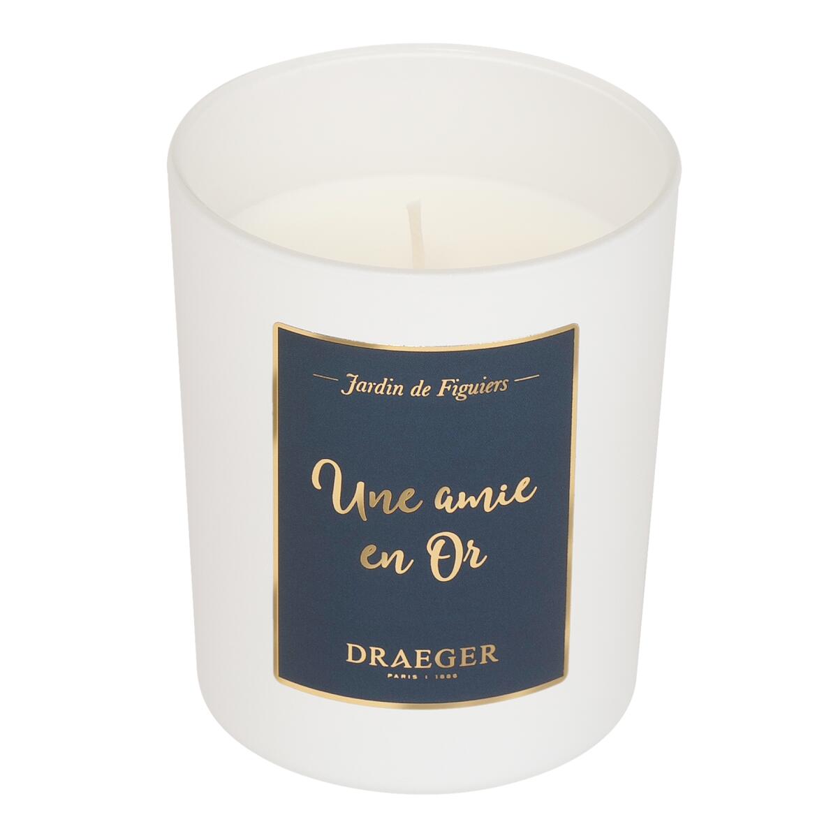 Bougie thème amitié Une amie en or 2