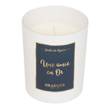 Bougie thème amitié Une amie en or 2