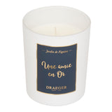 bougie une amie en or