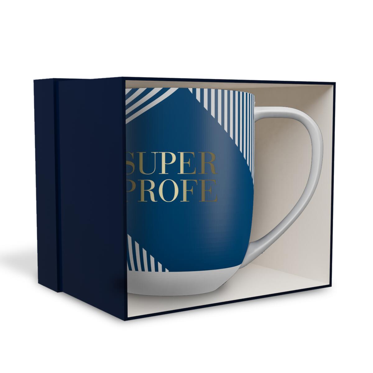 Mug cadeau - Super Profe Bleu 3