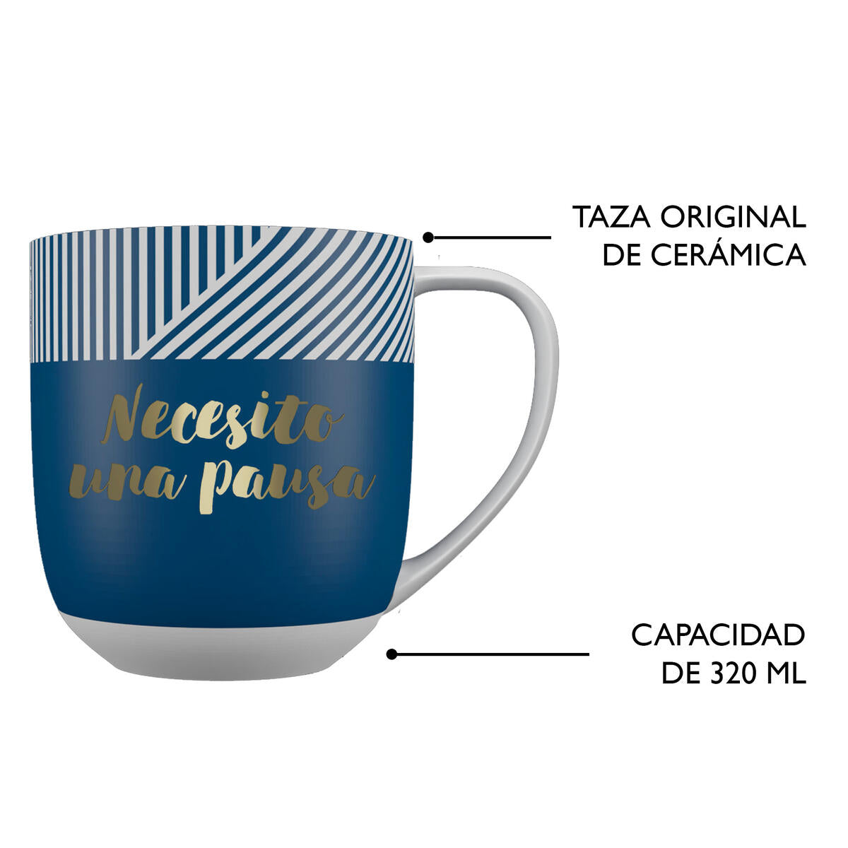 Mug cadeau - Necesito una pausa 5