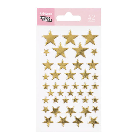 Stickers autocollants Etoiles dorées 1