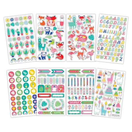 Stickers autocollants - Animaux - 300 pièces