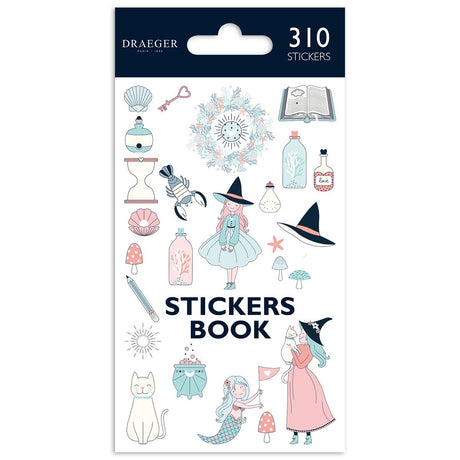 Stickers autocollants Sorcières et Sirènes 1