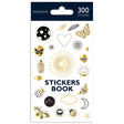 Stickers autocollants - Icônes noir & or - 300 pièces