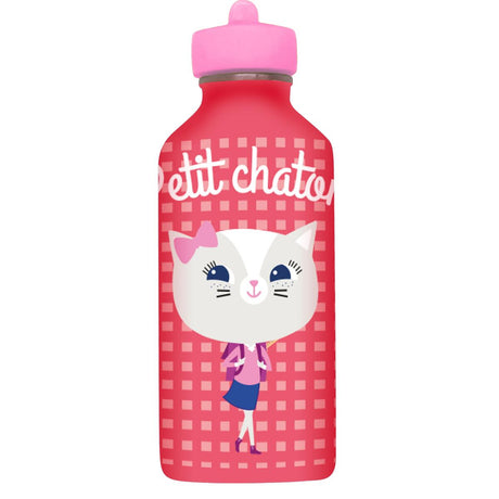 Gourde enfant Petit chaton rose 1
