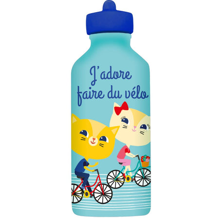 Gourde enfant J'adore faire du vélo 1