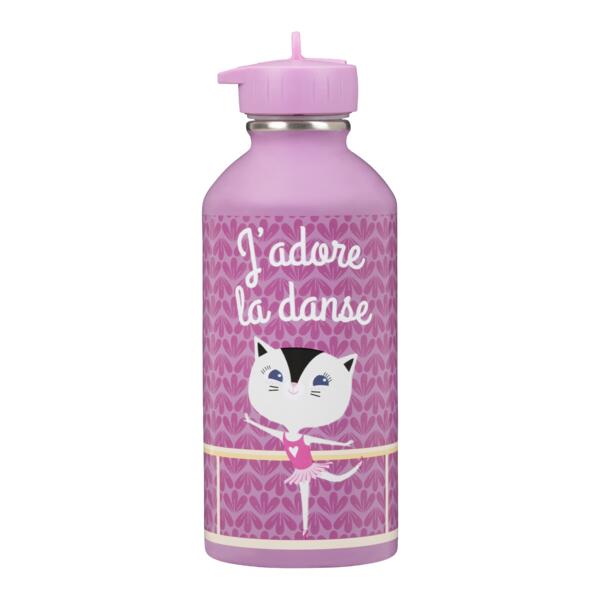 Gourde inox enfant - J'adore la danse