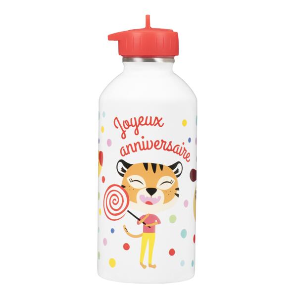 Gourde inox enfant - Joyeux anniversaire