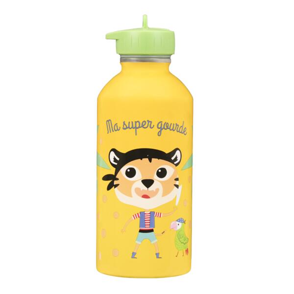 Gourde inox enfant - Ma super gourde - tigre