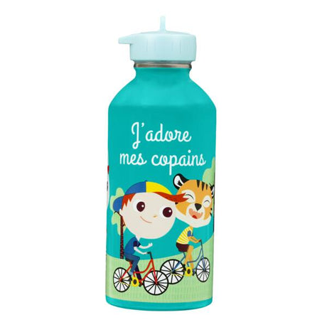 Gourde inox enfant - J'adore mes copains