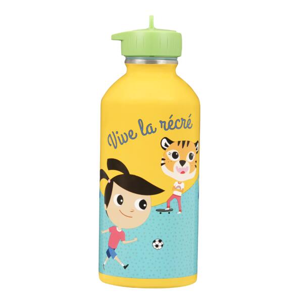Gourde inox enfant - Vive la récré