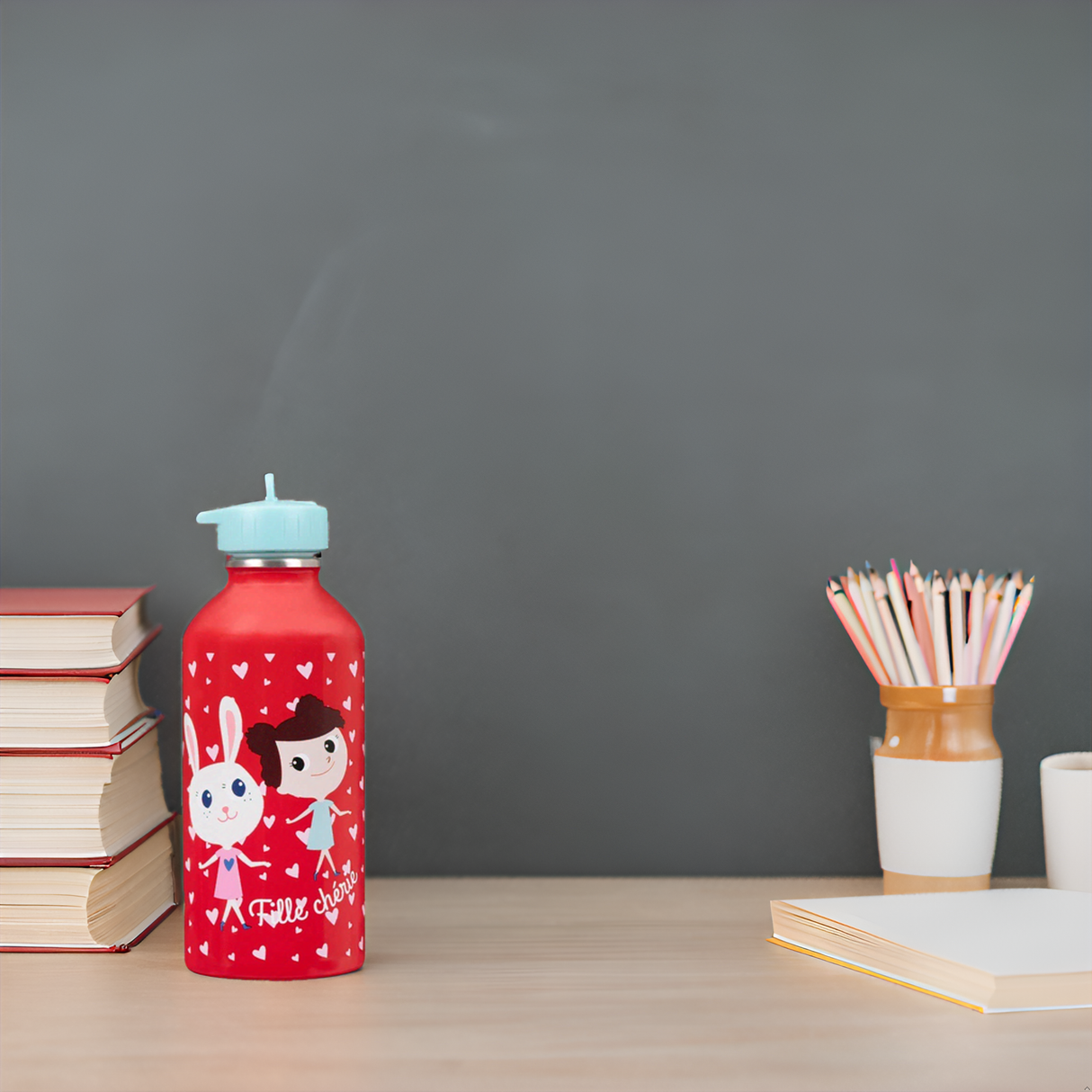 Botella infantil de acero inoxidable - Darling girl