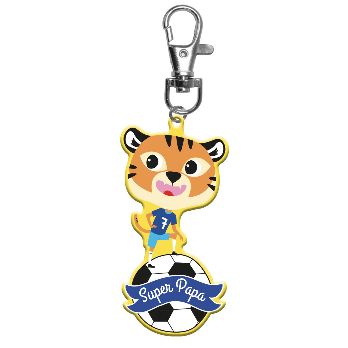 Porte-clés enfant Super papa 2