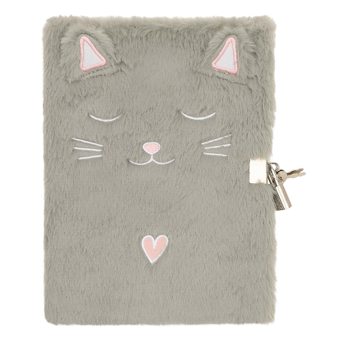 Journal intime Cocooning Chat gris 1
