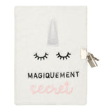 Journal intime peluche Licorne