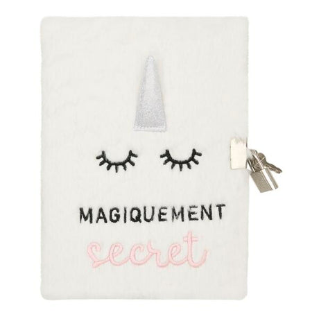 Journal intime peluche Licorne