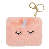 Porte-monnaie Cocooning Licorne rose 1