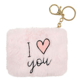 Porte-monnaie Cocooning I love you rose 1