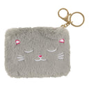 Porte-monnaie Cocooning Chat gris 1