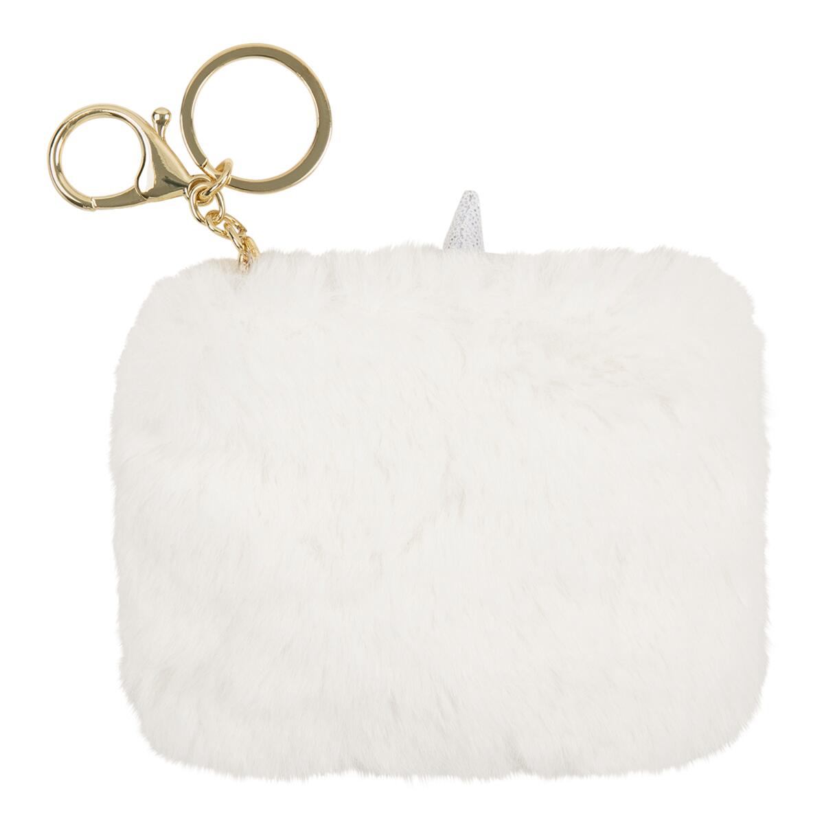 Porte-monnaie Cocooning Licorne blanc 2