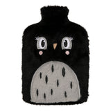 bouillotte chouette noir