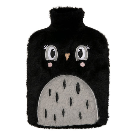 bouillotte chouette noir
