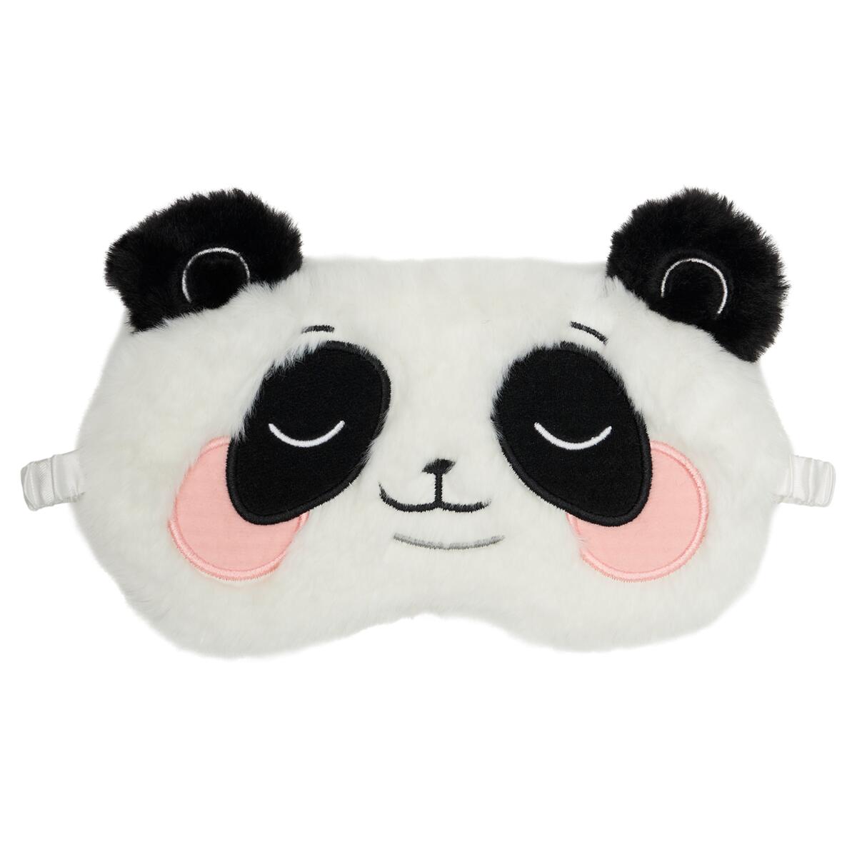 Masque de nuit Cocooning Panda blanc 1