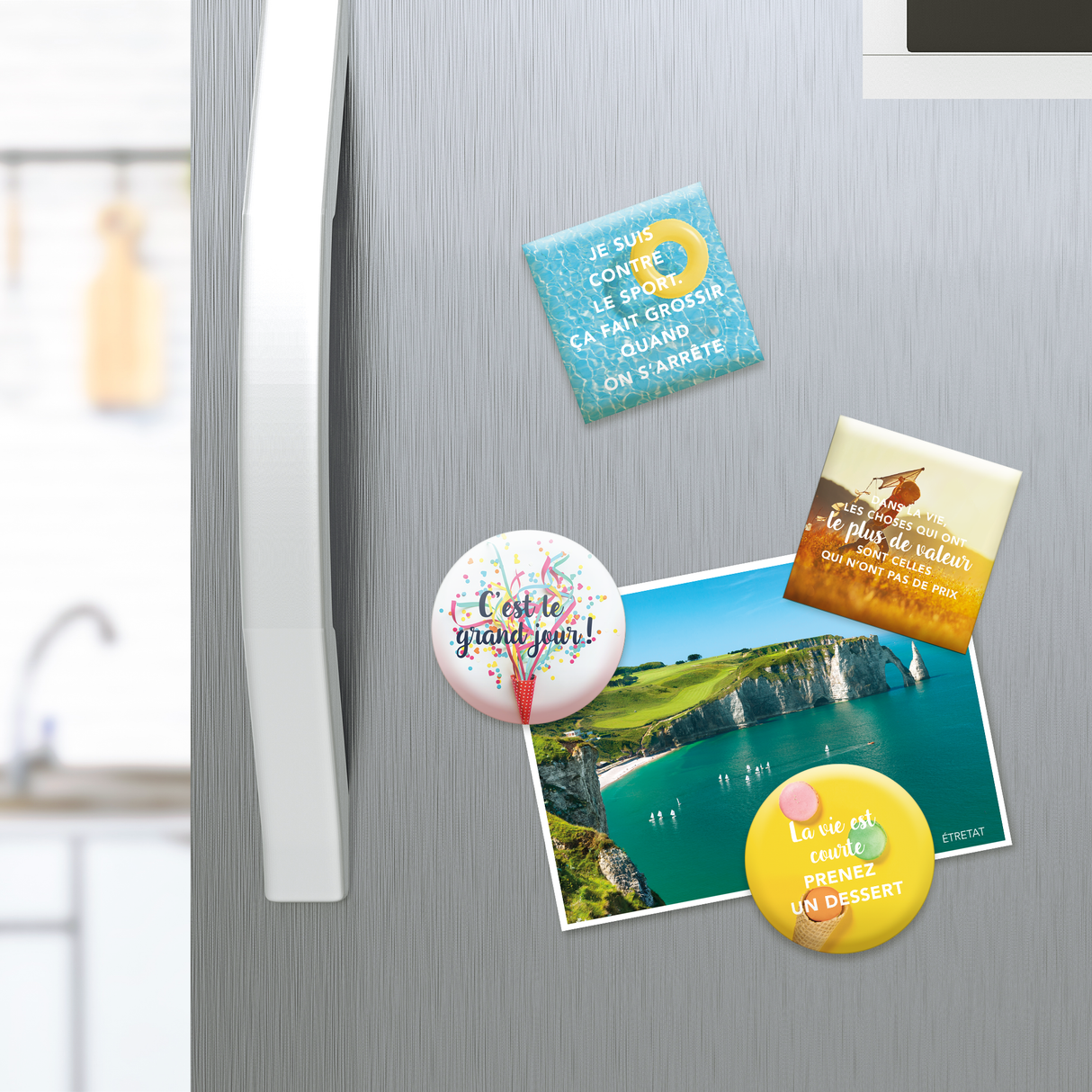 Magnetic Magnet with Personalized Messages