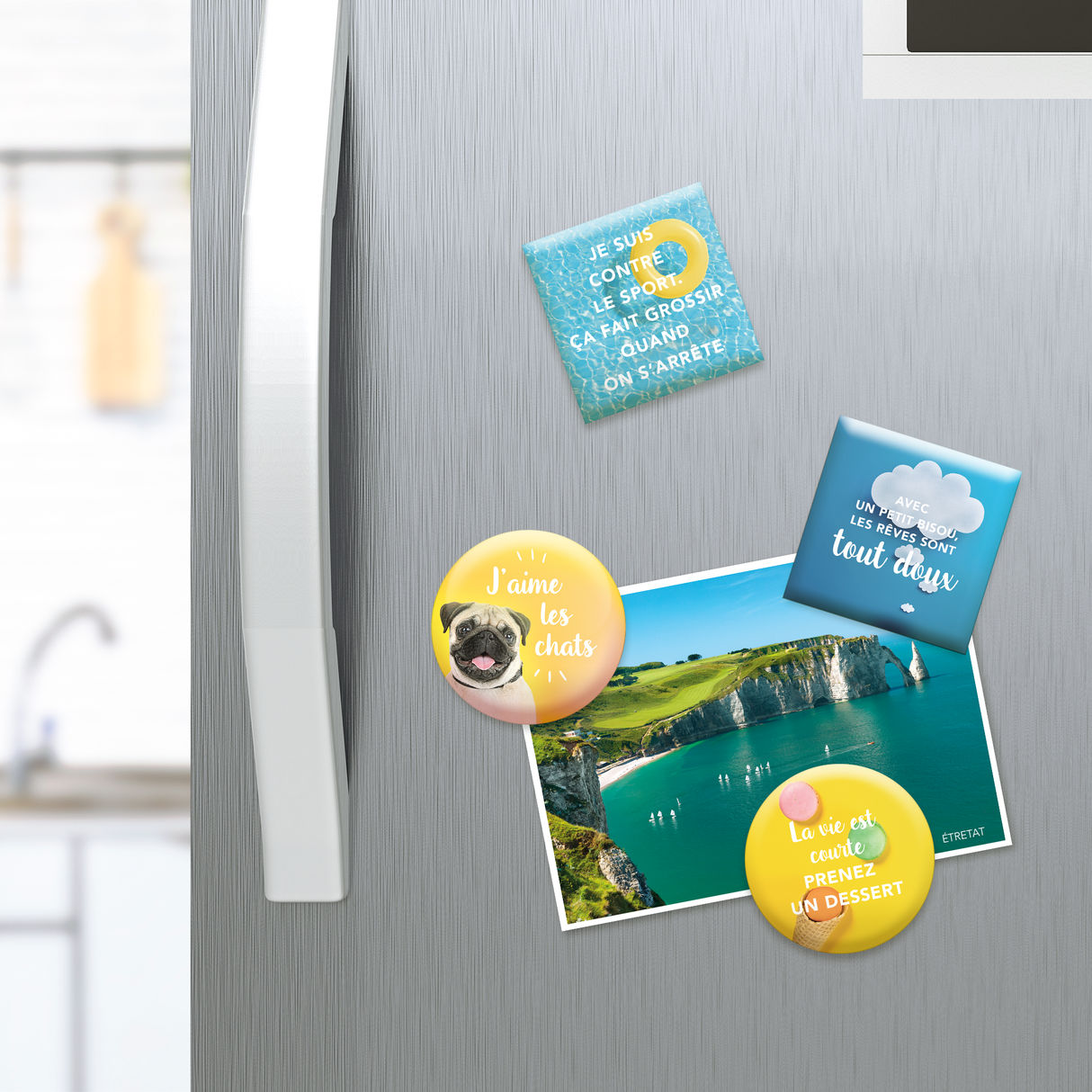 Magnetic Magnet with Personalized Messages