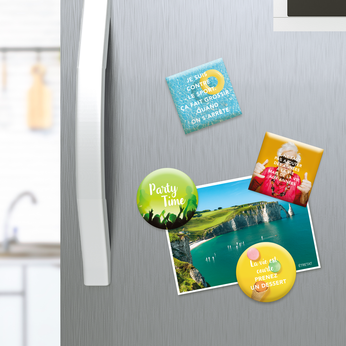 Magnetic Magnet with Personalized Messages