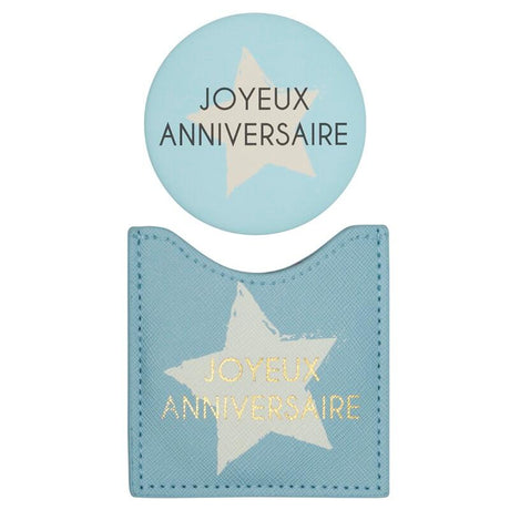 Miroir de poche Beauty Kit Joyeux anniversaire 1