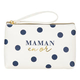 Grande pochette Maman en or