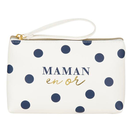 Grande pochette Maman en or