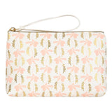 Grande pochette Feuilles roses