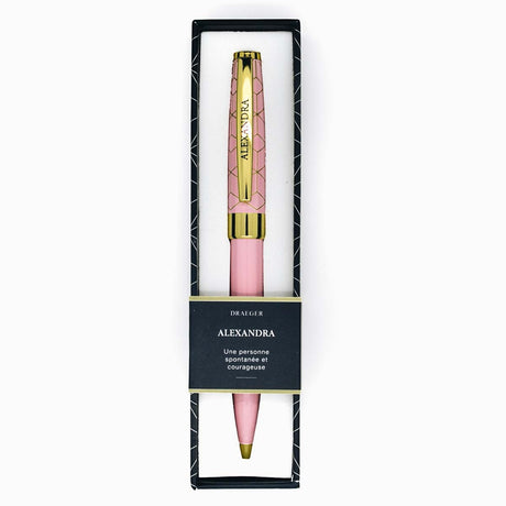 Bolígrafo personalizado con el nombre de mujer que elijas - Pastel Chic