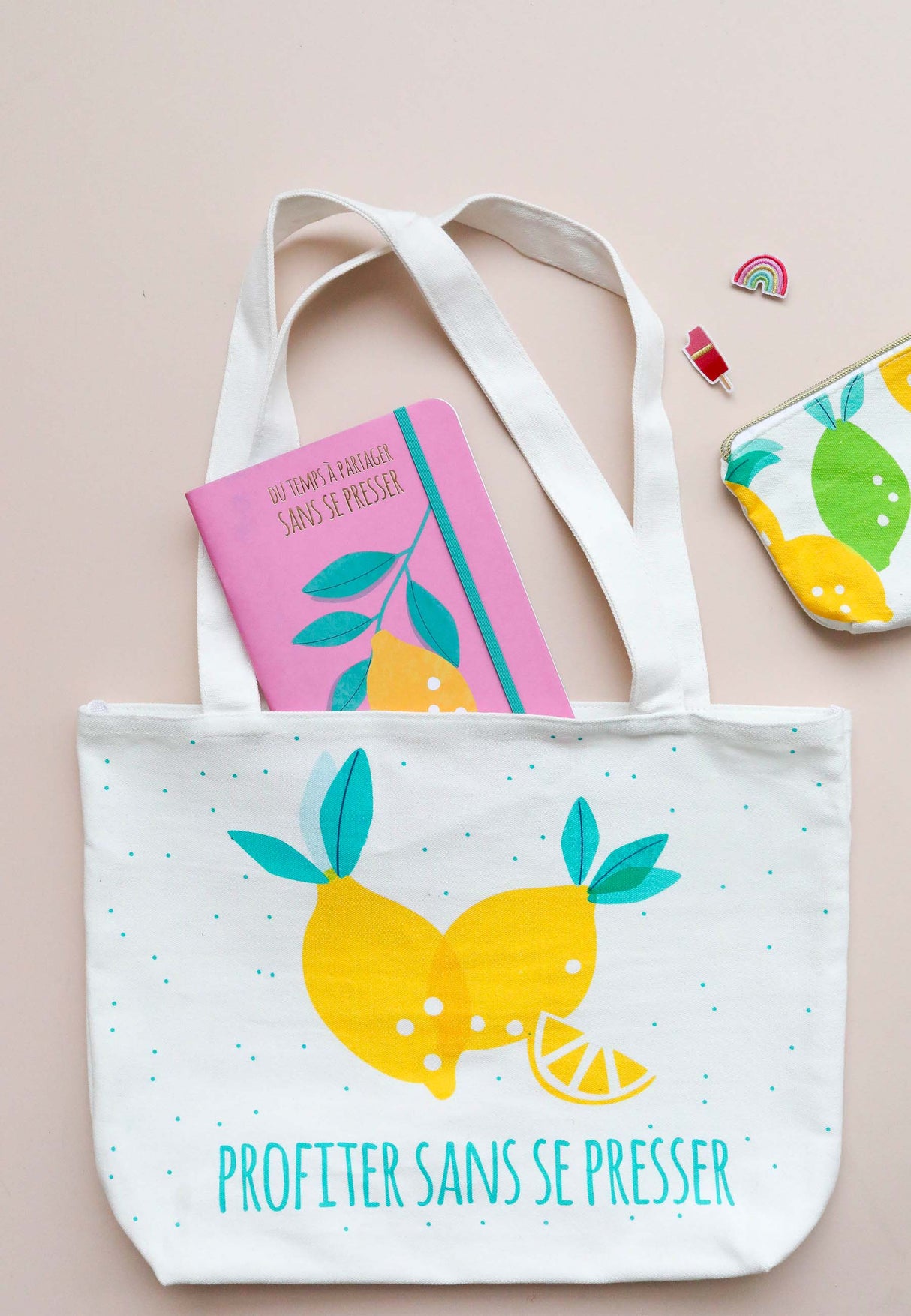 Bolsa de algodón Disfruta sin prisas