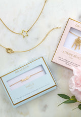 Pulsera con nombre Pastel Chic