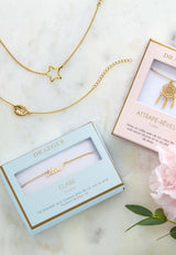 Pulsera con nombre Pastel Chic