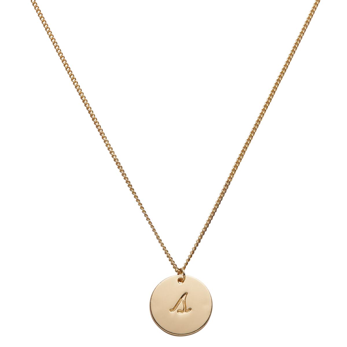 Collier initiale prénom Pastel Chic S 1