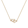 Collier Pastel Chic Cœur entrelacé 1