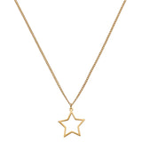 Collier Pastel Chic Etoile ajourée 1