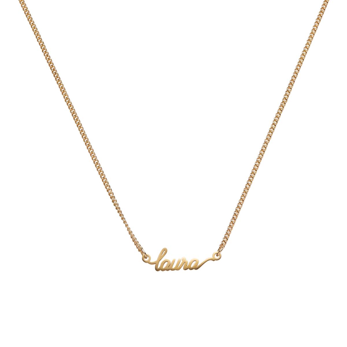 Collier prénom Pastel Chic Laura 1