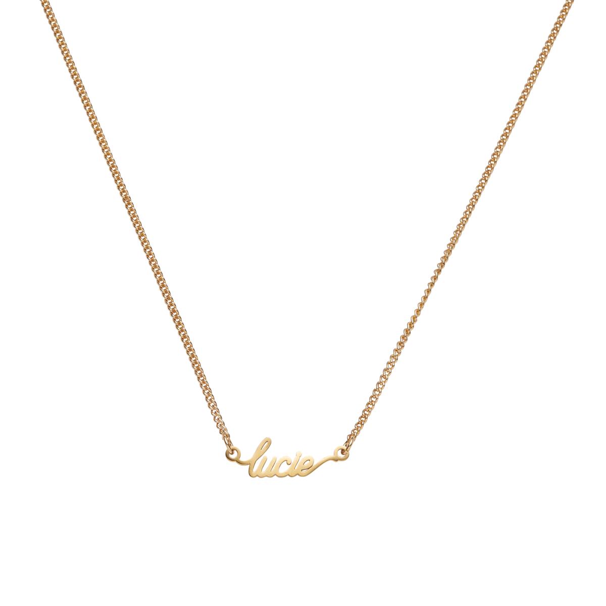 Collier prénom Pastel Chic Lucie 1