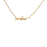 Bracelet prénom Pastel Chic Ambre 1