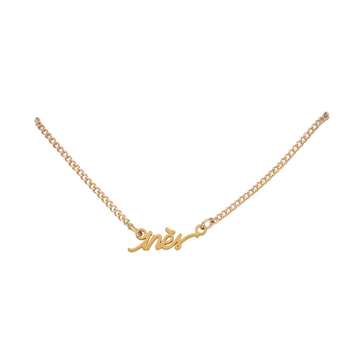 Bracelet prénom Pastel Chic Inès 1