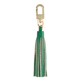 Porte-clés pompon uni Vert 1