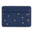 Porte-carte simple Bleu marine graphique 1