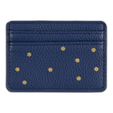 Porte-carte simple Bleu marine graphique 1