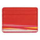 Porte-carte simple Fuchsia graphique rayures 1